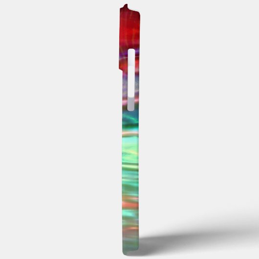 Roze en groene parelvormige virtuele textuur Case-Mate iPhone case (Achterkant / Links)