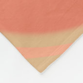 Roze en Groene Pastel Abstracte Aangepaste Inspiri Fleece Deken (Hoek)