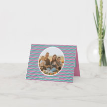 Roze en groene pastelkleuren kerstkaart