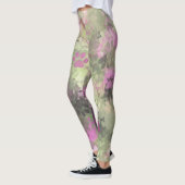 Roze en Groene Paw Camo Leggings (Links)
