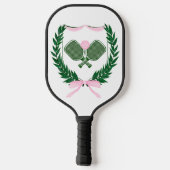 Roze en groene Pickleball Paddle (Achterkant)