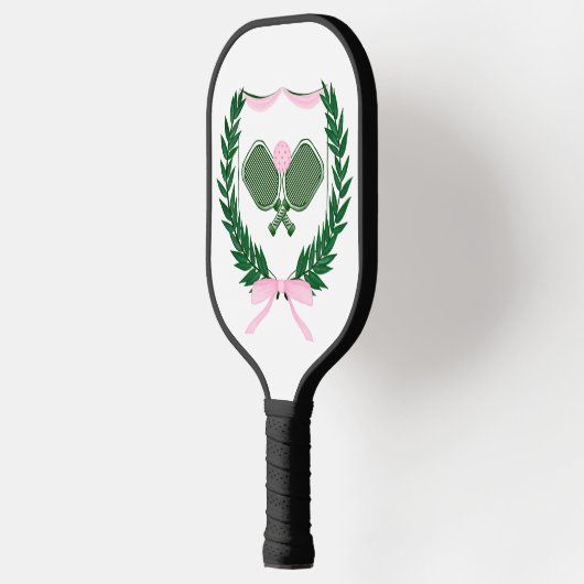 Roze en groene Pickleball Paddle (Links)