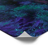 Roze en Groene Pond en Willow Poster (Hoek)