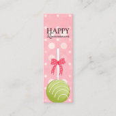 Roze en groene Poppen Happy Quinceanera Labels (Voorkant)