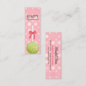 Roze en groene Poppen Happy Quinceanera Labels (Voorkant / Achterkant)
