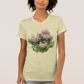 Roze en groene protheevloeren t-shirt (Voorkant)