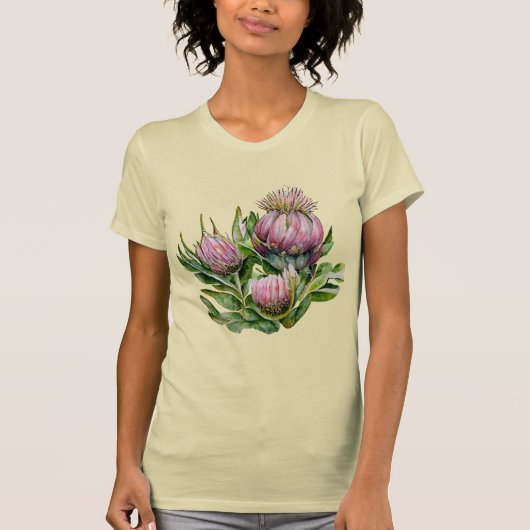 Roze en groene protheevloeren t-shirt (Voorkant)