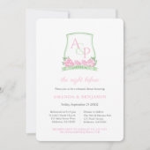 Roze en groene ridderridder kaart (Voorkant)