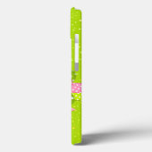 Roze en groene romp en lint Case-Mate iPhone case (Achterkant / Links)