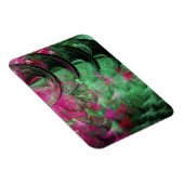 Roze en groene slang Abstract Magneet (Rechterzijde)
