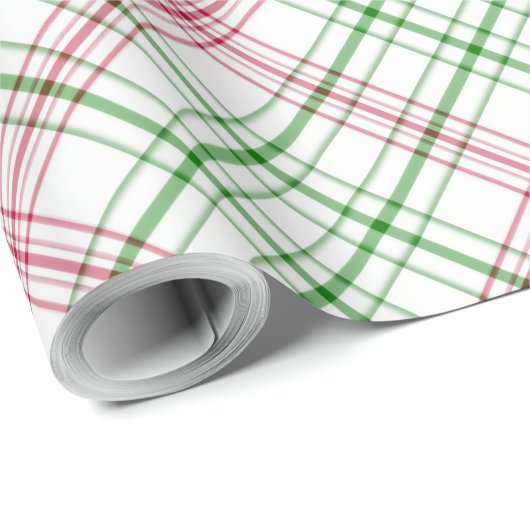 Roze en groene spelden cadeaupapier (Rol Hoek)