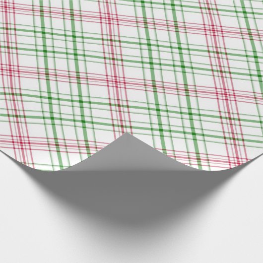 Roze en groene spelden cadeaupapier (Hoek)