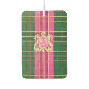 Roze en groene spelden luchtverfrisser