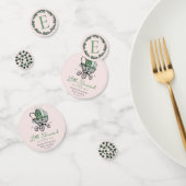Roze en groene St Patricks Baby shower Tafel Confetti (Groep)