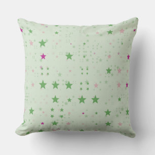 Roze en groene sterren kussen