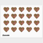 Roze en groene Sticker (Vel)