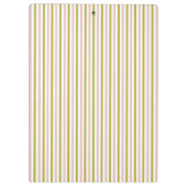 Roze en groene streep klembord (Achterkant)