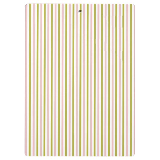 Roze en groene streep klembord (Achterkant)