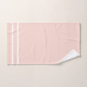 Roze en groene strepen bad handdoek (Handdoek)