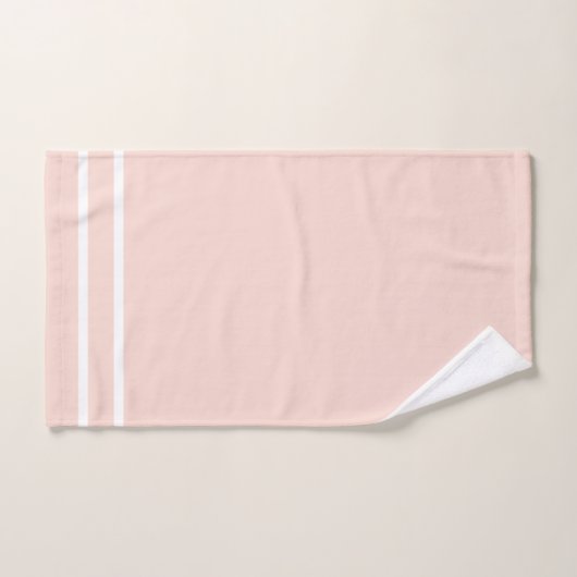 Roze en groene strepen bad handdoek (Handdoek)