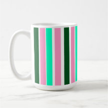 Roze en groene strepen