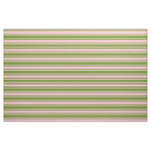 Roze en groene strepen stof (Fat Quarter)