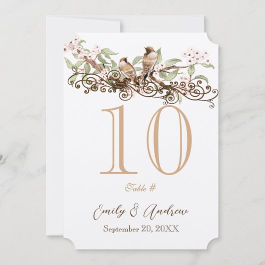 Roze en groene Tortelduifjes Wedstrijkkaartje Kaart (Achterkant)