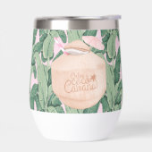 Roze en groene tropische bladeren | Kokosse Drink (Links)