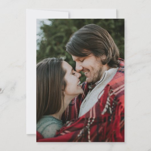 Roze en Groene Tuin Bloem Border Wedding Zomer Kaart (Achterkant)