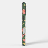 Roze en groene tulp florale waterverf Case-Mate iPhone case (Achterkant / Rechts)
