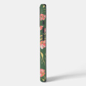 Roze en groene tulp florale waterverf Case-Mate iPhone case (Achterkant / Links)