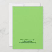 Roze en groene watermeloen, verjaardagsfeest van K Kaart (Achterkant)