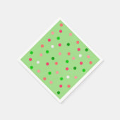 Roze en groene watermeloenen servet (Hoek)