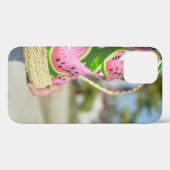 Roze en groene watermelonbedrukte zak Case-Mate iPhone case (Achterkant (horizontaal))