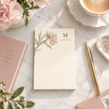 Roze en groene waterverf bloemen in vintage stijl