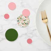 Roze en groene Waterverf Confetti (Groep)