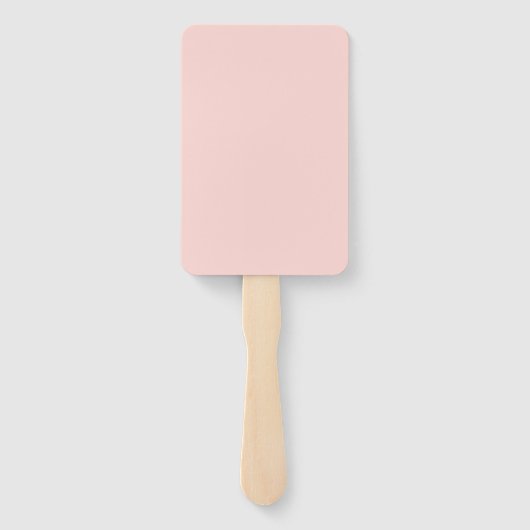 Roze en groene Wavy bruiloft Handwaaier (Achterkant)