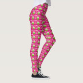Roze en groene zoete cupcakes leggings (Rechts)