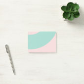 Roze en groene zwenken post-it® notes (Kantoor)