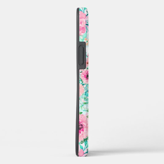  roze en handbedekking met handbediende waterverf Case-Mate iPhone case (Achterkant / Rechts)