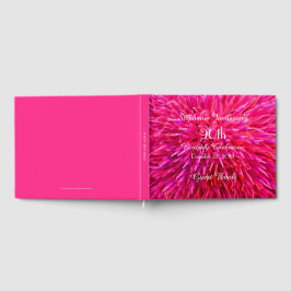 Roze en Heet Roze Verjaardagsfeestgeheugen/Gastenb Gastenboek