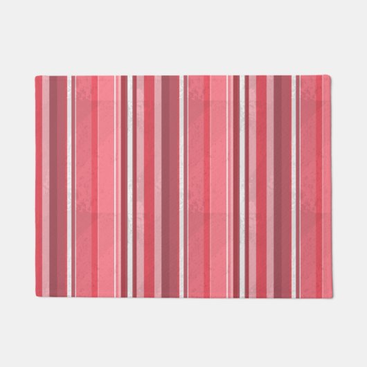 Roze en inktstrepen deurmat (Voorkant)