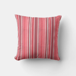 Roze en inktstrepen kussen