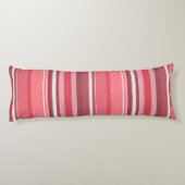 Roze en inktstrepen lichaamskussen (Achterkant)