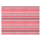 Roze en inktstrepen tafelkleed (Voorkant (Horizontaal))