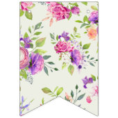 Roze en ivoor dromen bruidsmeubels vlaggetjes (Tweede vlag)