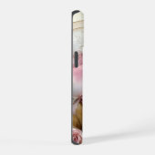 Roze en ivoren Rozen iPhone 15 Case (Rechterkant)