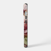 Roze en ivoren Rozen iPhone 15 Case (Linkerkant)