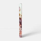 Roze en ivoren Rozen Samsung Galaxy Hoesje (Linkerkant)