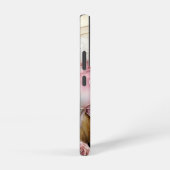 Roze en ivoren Rozen Samsung Galaxy Hoesje (Rechterkant)